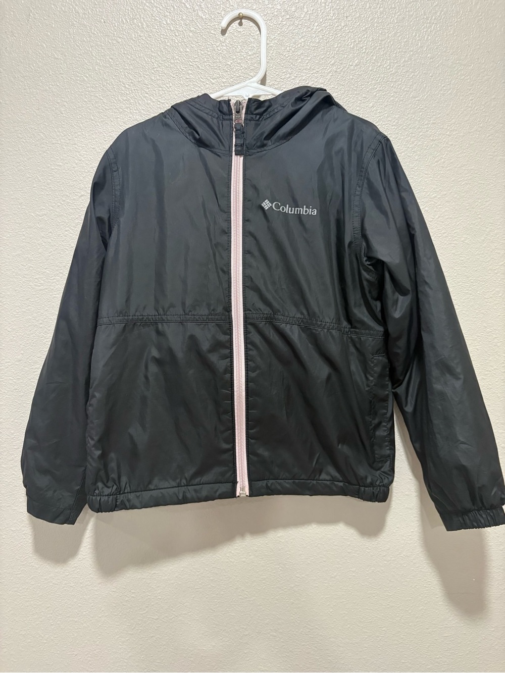 Columbia Kids' Black Windbreaker Jacket XS
